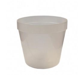 Kvetináč plastový priemer 12cm ORCHIDEA transparentný