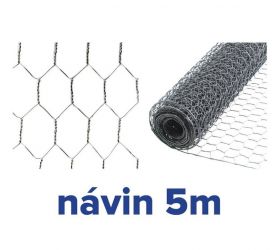 Pletivo chovateľské šesťhranné HEX 25/0,8x500 mm 5m ZN GARDENKUS zajačie