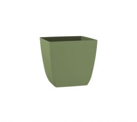 Kvetináč plastový priemer 110x110 mm SANTIAGO zelený výška 105 mm