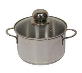 Hrniec nerezový s pokrievkou, 1,9L, 16cm, CITY
