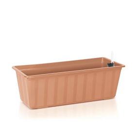 Truhlík samozavlažovací, plastový, 60cm, terakota