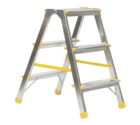 Schodíky hliníkové SEMI-PROFI 2x3, obojstranné