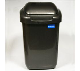 Kôš na odpad preklápací, objem 30L, plastový, STANDARD, grafit