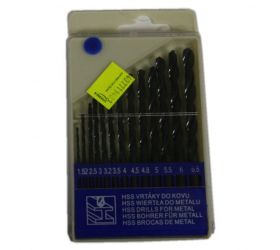Vrták do kovu HSS sada 13d/1,5-6,5mm plast BOX