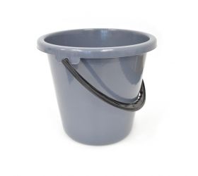 Vedro plastové 12L, s odmerkou, mix farieb