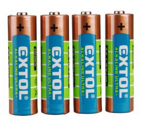 Batéria alkalická 4ks, 1,5V, typ AA