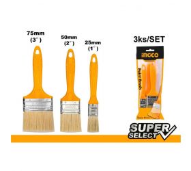 Štetec plochý plast sada 3ks INGCO