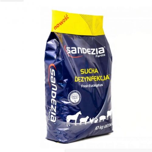 Dezinfekcia suchá 10kg SANDEZIA, pre hospodárske zvieratá