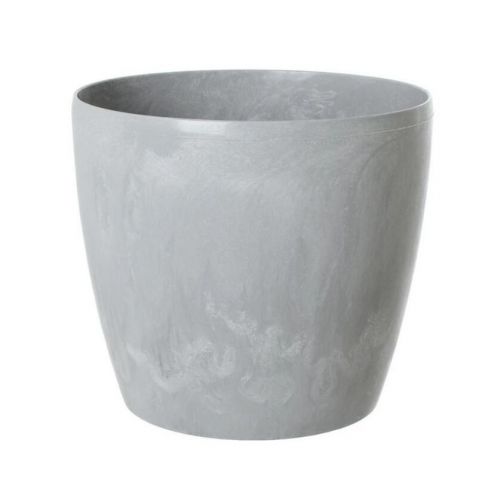 Kvetináč UH o210 mm MAGNOLIA betón sivý výška 190 mm