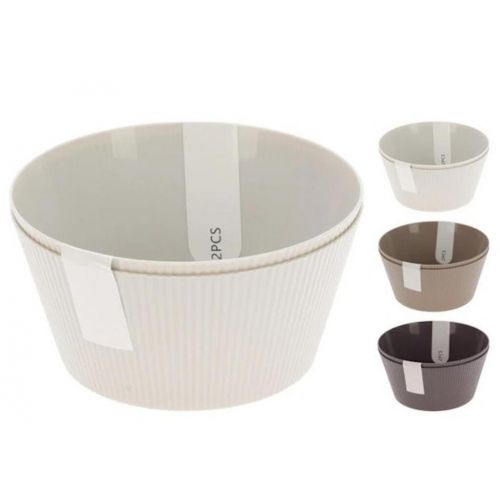 Miska 500ml plast 15x7,4 cm 2ks, mix farieb
