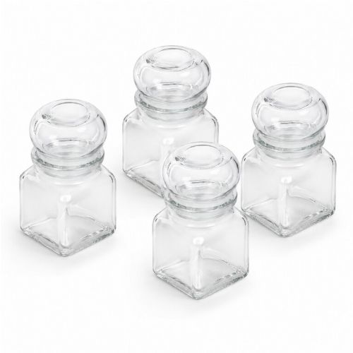Korenička sklenená 120 ml 4ks číra