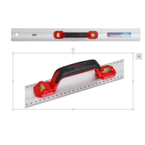 Pravitko s rukovätou 60cm +2x libela