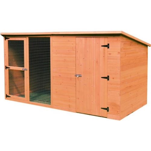 Voliéra pre psa, so strechou, 228x119x119 cm ST