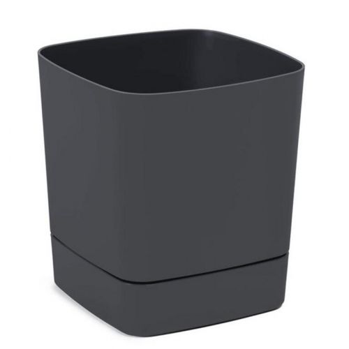 Kvetináč s miskou UH 190x190 mm Clima antracit výška 209 mm