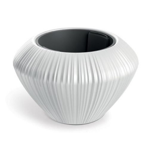 Kvetináč UH o560 mm OROHA biely výška 360 mm s vložkou