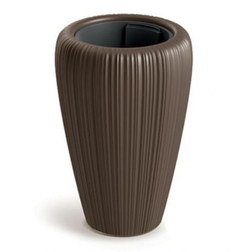 Kvetináč UH o395 mm OROBO hnedý výška 600 mm s vložkou