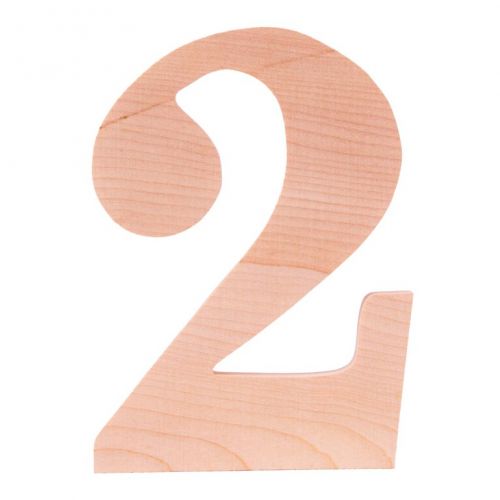 Číslo domové drevené č.2, 18cm