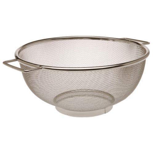 Cedník, hustý s rúčkami, kovový, priemer 220mm