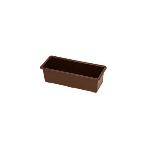 Truhlík plastový, dĺžka strany 40cm, hnedý