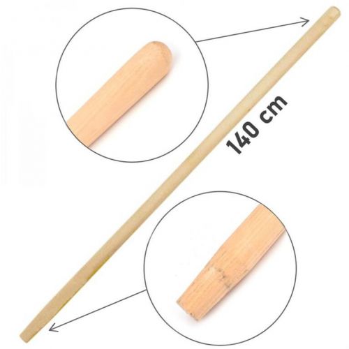 Násada na metlu, dĺžka 140cm, priemer 25mm, drevená