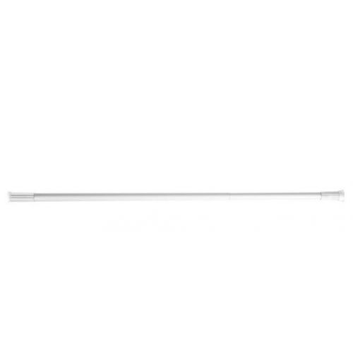 Tyč teleskopická, biela, 70-120cm, na sprchový záves, hliníková