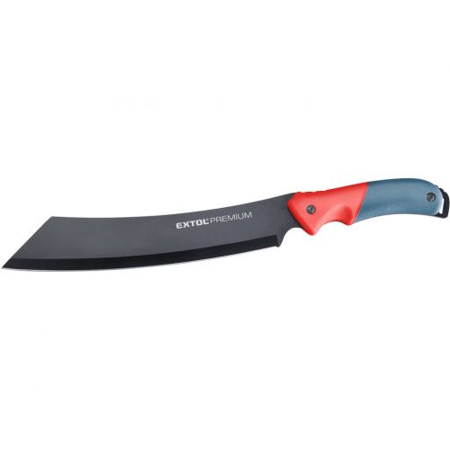 EXTOL PREMIUM Mačeta s nylónovou rukoväťou, 265/400mm, hrúbka čepele 4mm, puzdro