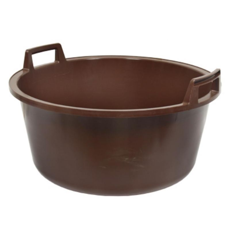 Vandlík plastový, 40L, s ušami, priemer 56cm, mix farieb
