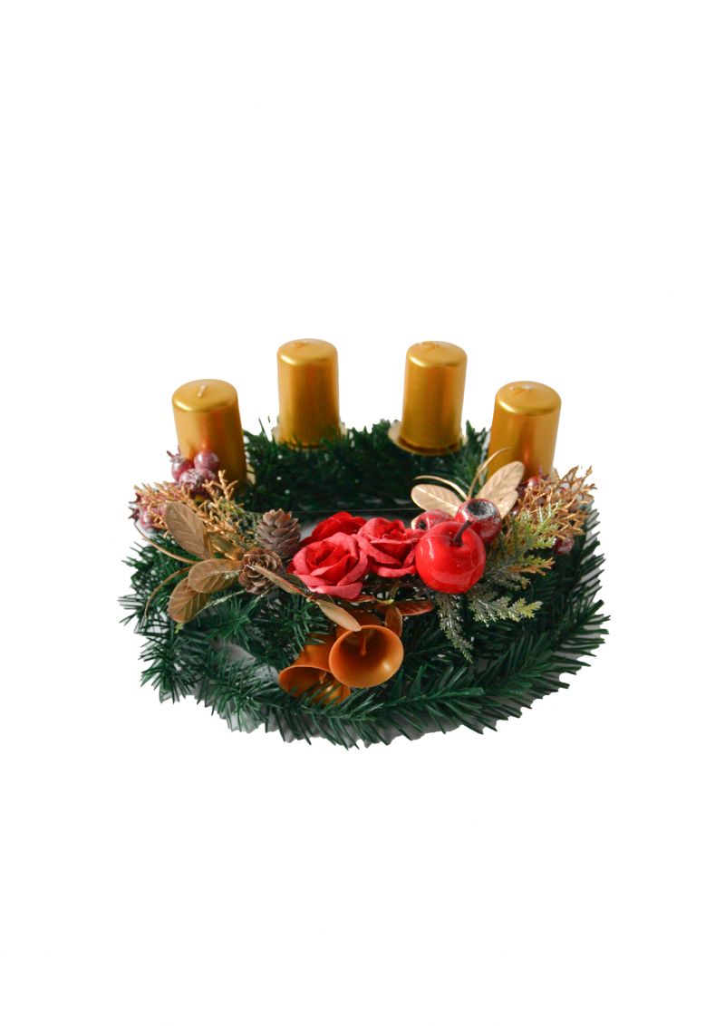 Adventný veniec, mix dekorov foto6