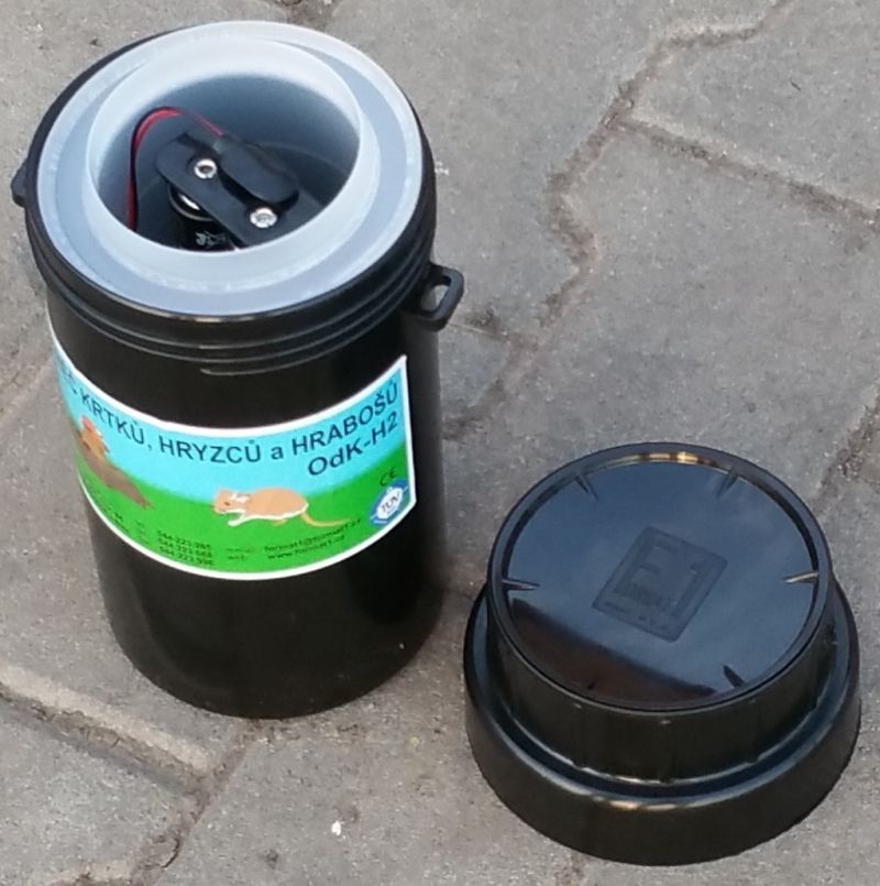 Plašič akustický na krtkov /bat. monočlánok LR 14 6ks nie je obsahom foto4