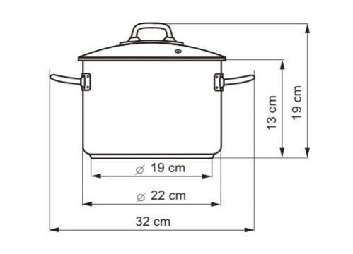 Hrniec nerez s pokrievkou 4,5l, 22cm, PROFESSIONAL Kolimax