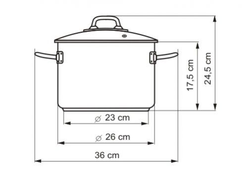 Hrniec nerez s pokrievkou 8l, 26cm, PROFESSIONAL Kolimax