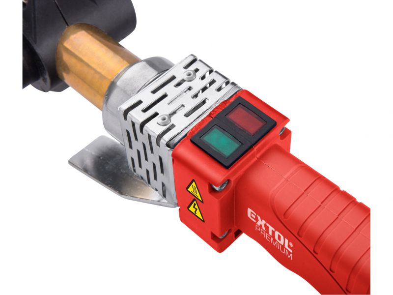 EXTOL PREMIUM Zváračka polyfúzna, 1070W, 240-300°C, nadstavce 16,20,25,32mm